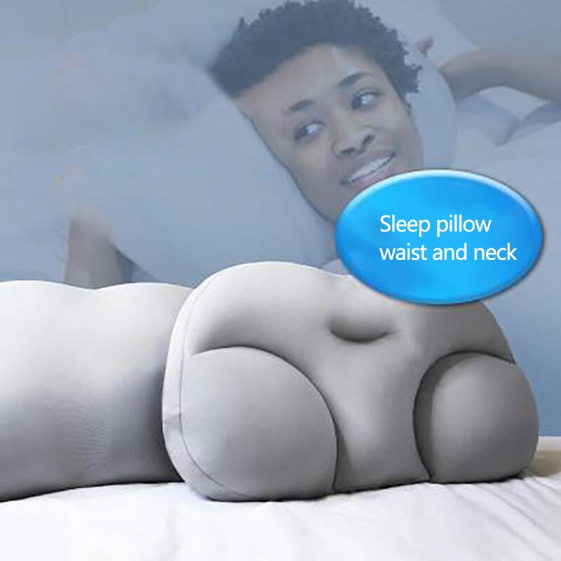 All-Round Cloud Pillow Multifunctional Egg Sleep Pillow Solid Color Super Soft Pillow for Neck Home Textiles Dropshipping