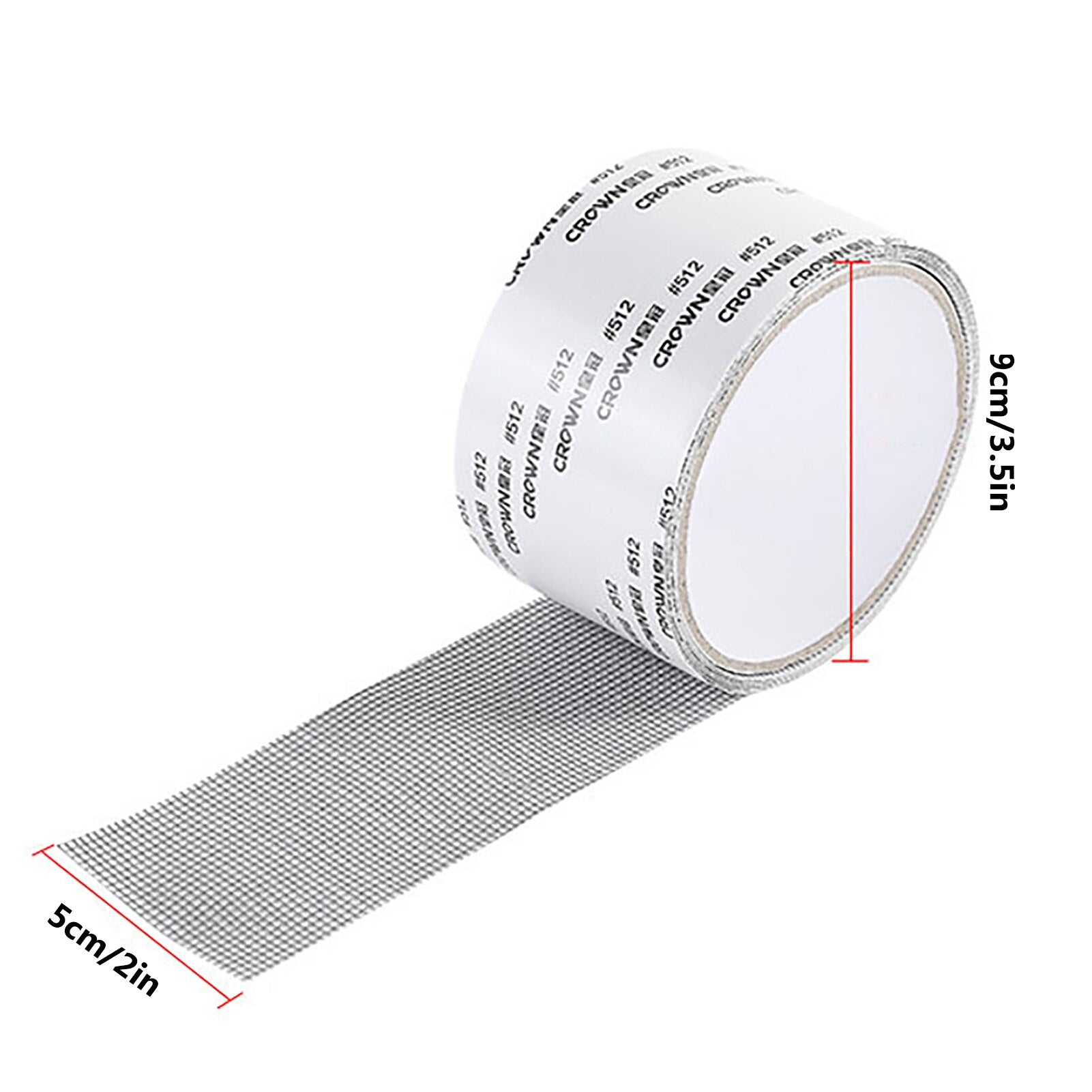 Screen Window Repair Tape Screen Door Repair Kit Strong Adhesive & Waterproof Fiberglass Covering Mesh Tape for Covering Window